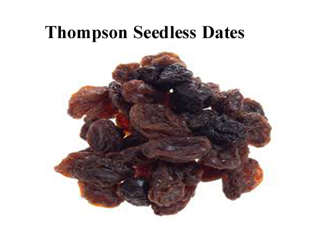 Thompson Seedless Dates